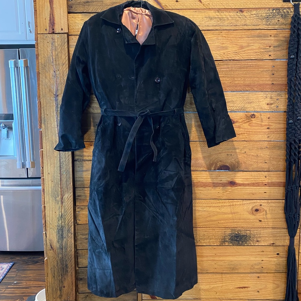 Vintage Gianni Versace suede coat Size 6